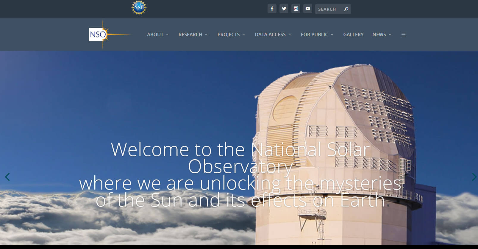 National Solar Observatory Website